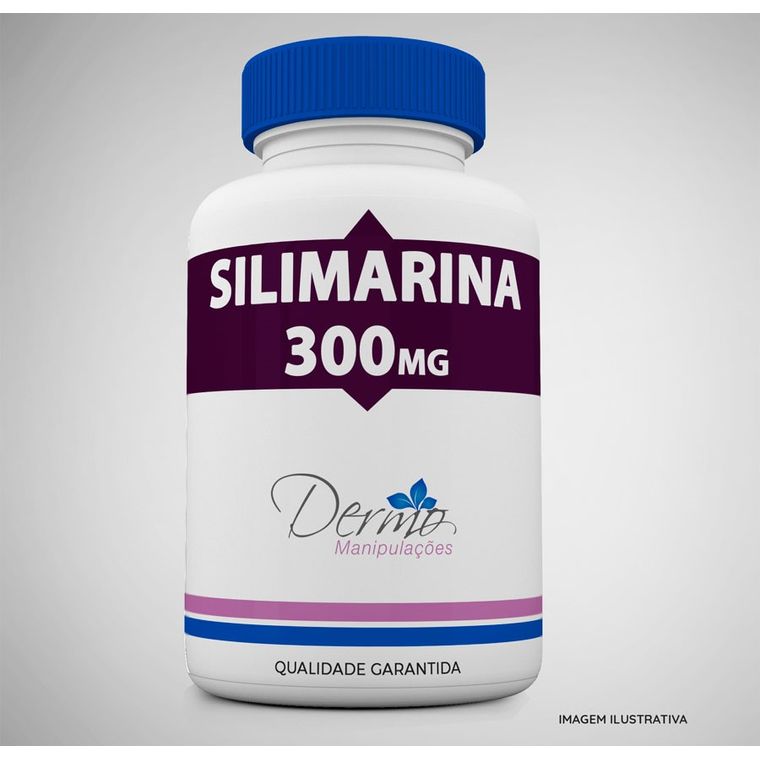 Silimarina 300mg, Revigora a Função do Fígado 30 cápsulas