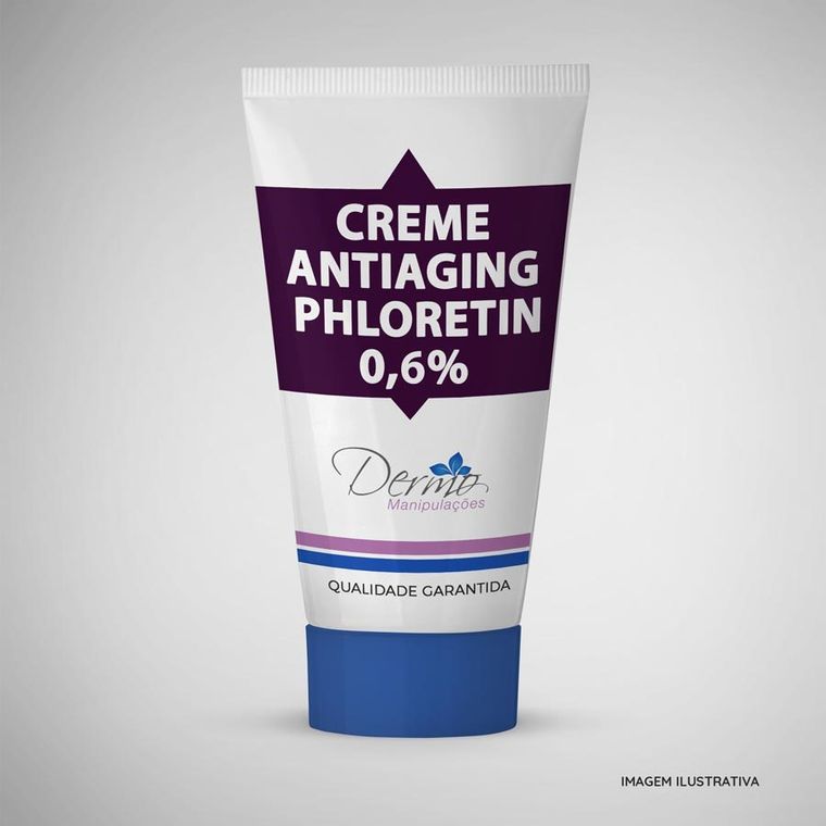 Creme Antiaging com Phloretin 0,6% - Sua pele protegida da radiação UV 50 gramas
