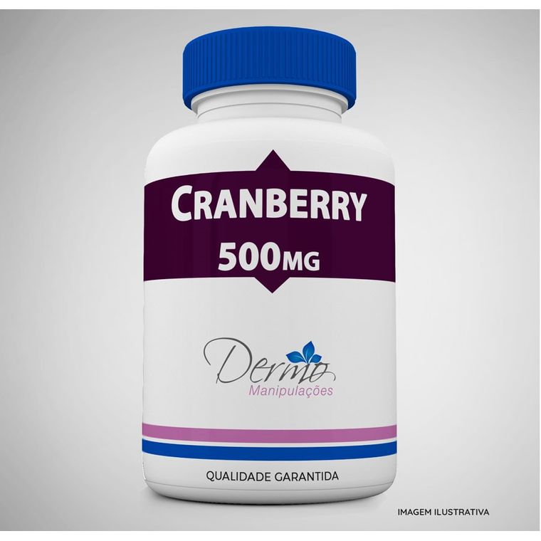 Cranberry 500mg - O fim da infecção urinária 30 cápsulas