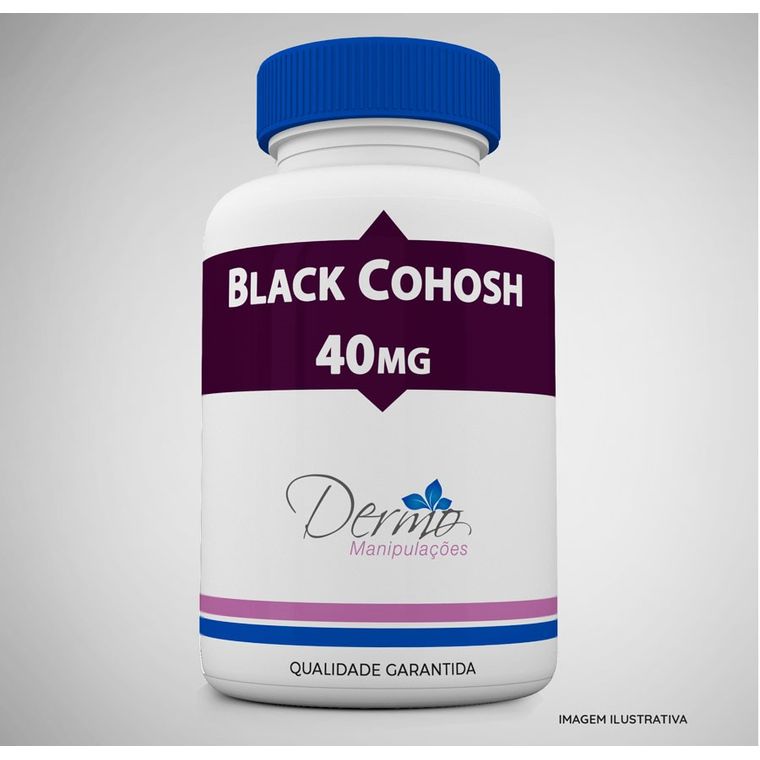 Black Cohosh 40mg - O alívio para menopausa 30 cápsulas