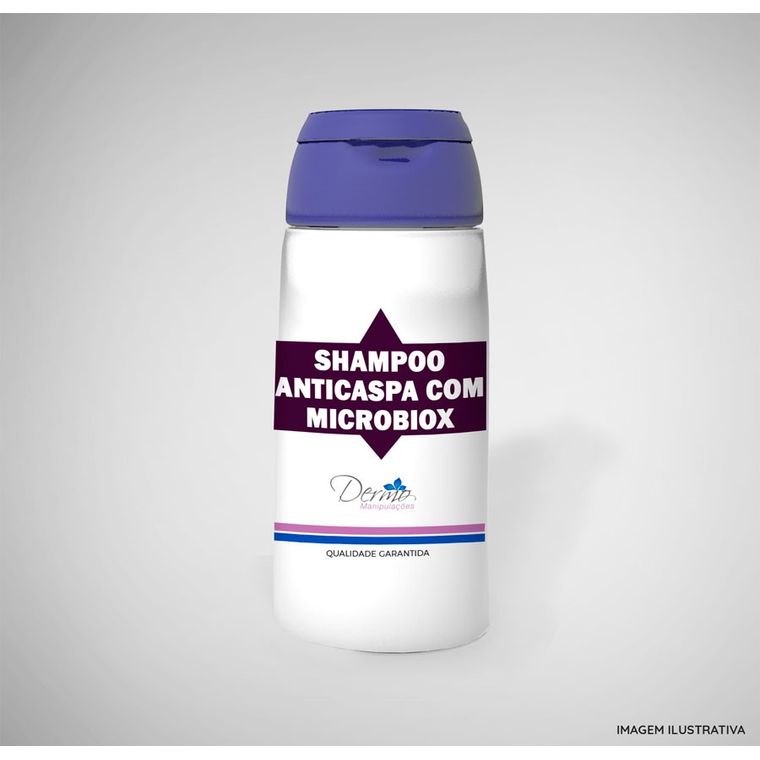 Shampoo anticaspa com microbiox Com 150ml