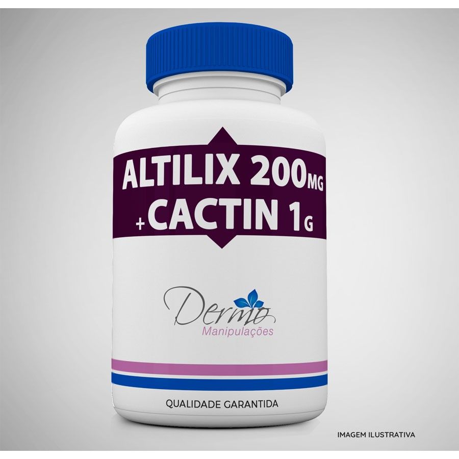 Altilix 200mg + Cactin 1g - Ação detoxificante | Emagrecedores