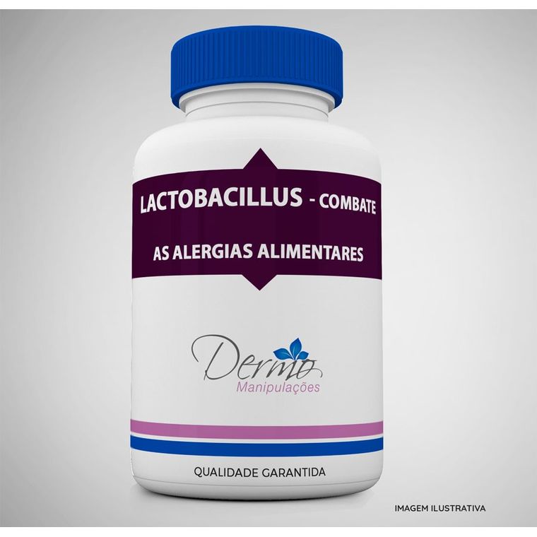 Lactobacillus - Combate as alergias alimentares 60 cápsulas