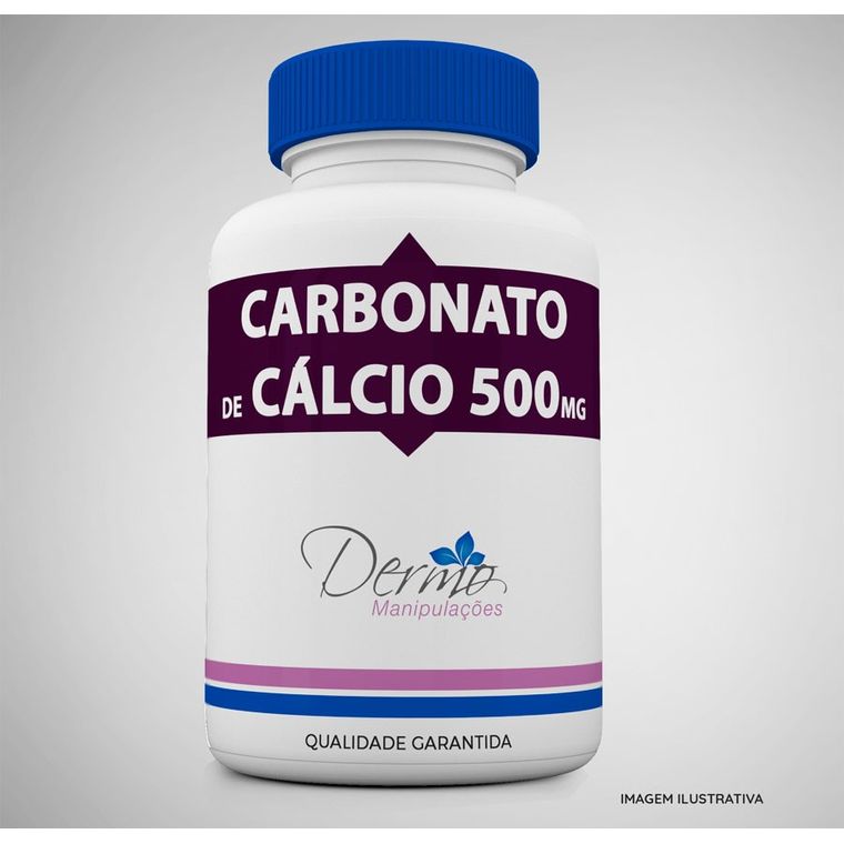 Carbonato de Cálcio 500mg 30 cápsulas