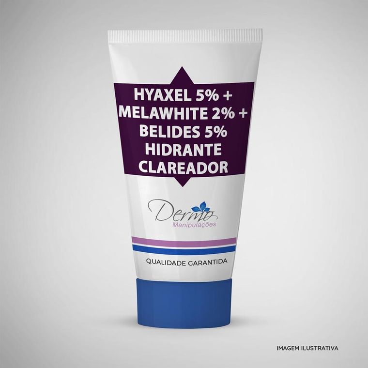 Hyaxel 5% + Melawhite 2% + Belides 5% - Hidrante clareador 60ml