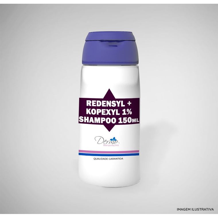 Redensyl 1% + Kopexyl 1% em shampoo base 150ml 150ml